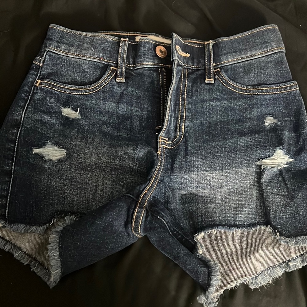 Blue American eagle shorts